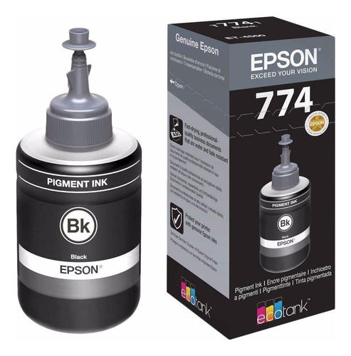 Tanque De Tinta Epson 774 Negro 140ml T774120-al