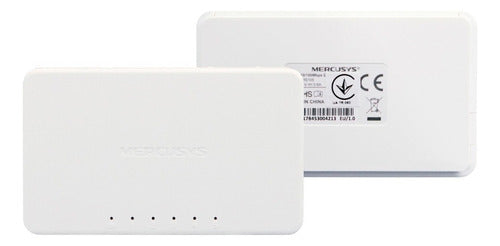 Switch Mercusys Fast Ethernet Ms105, 5 Puertos 10/100mbps