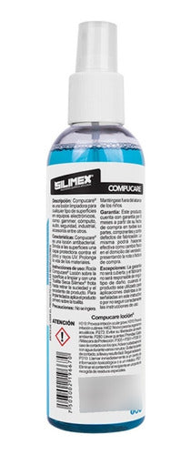 Limpiador Silimex 250ml Superficies Electrónico Y Celulares