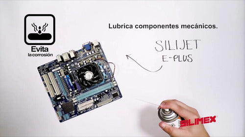 Limpiador Lubricante En Aerosol Dieléctrico, 170 Ml Silimex