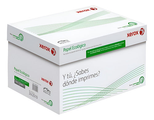 Caja Papel Xerox Bond 75gr Carta 93% Blancura C/5000 Hojas
