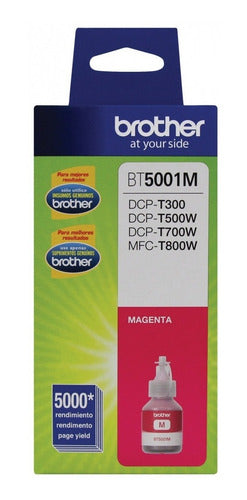 Tanque Tinta Brother Bt5001m Magenta 5000 Páginas Original