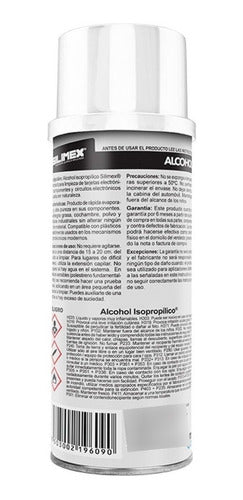 Silimex Alcohol Isopropilico En Aerosol Para Limpieza 250ml