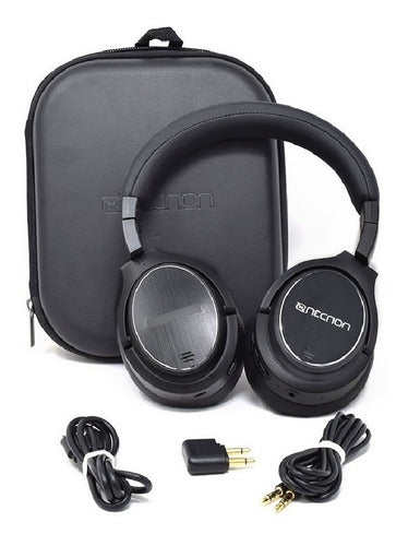 Audífonos Bth Necnon Nbh-01 Anc Adaptador Doble 3.5mm Micro