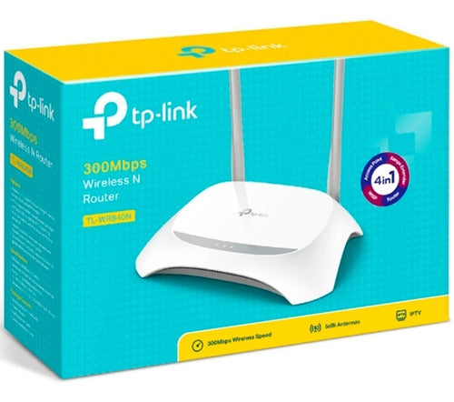 Router Tp-link Fast Ethernet Tl-wr840n Inalámbrico 2.4ghz 2