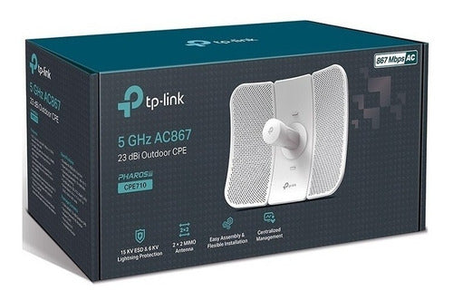 Access Point Tp-link Cpe710, 867 Mbit/s, 1x Rj-45 5ghz 23dbi