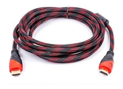 Naceb Cable Hdmi Macho Hdmi Macho 4k 1.5 Metros Negro/rojo