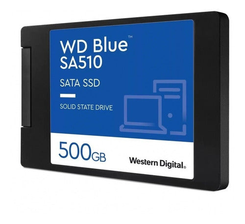 Ssd Western Digital Wd Blue Sa510, 500gb, Sata Iii, 2.5 7mm