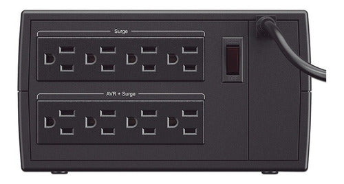 Regulador Cyberpower Cl1000v, 500w 1000v, Entrada 82-148v 8