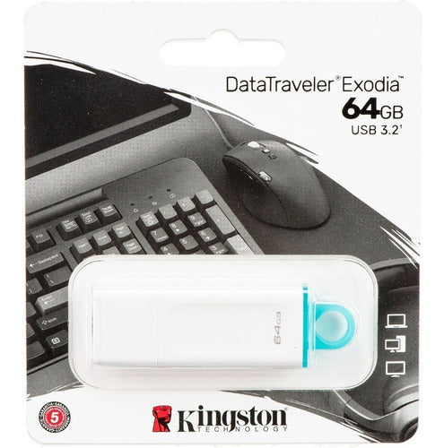 Memoria Usb Kingston Datatraveler Exodia 64gb Usb 3.2 Bl