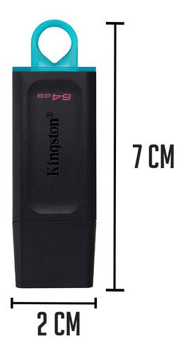 Memoria Usb Kingston Datatraveler Exodia 64gb Usb A Negro