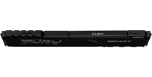 Memoria Ram Fury Beast Ddr4 Gamer Color Negro 16gb 1 Kingston Kf432c16bb1/16