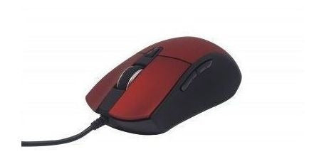 Mouse Alambrico Usb Rojo