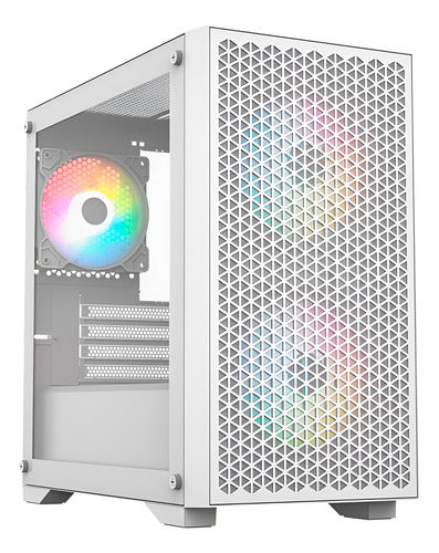 Gabinete Gamer Rush Balam Mini Torre M-atx Carbono Aircool