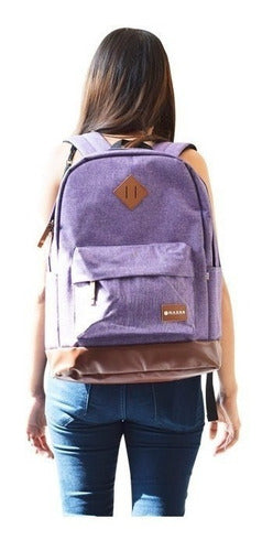 Mochilas Escolares Juveniles Laptop 15 Pulgadas Comoda Naceb Índigo