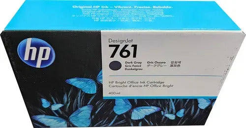 Cartucho De Tinta Hp 761 Dark Gray De 400 Ml