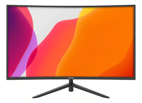 Monitor Curvo Nextep Ne-727c Led 27 , 1920x1080 Full Hd 75hz Negro