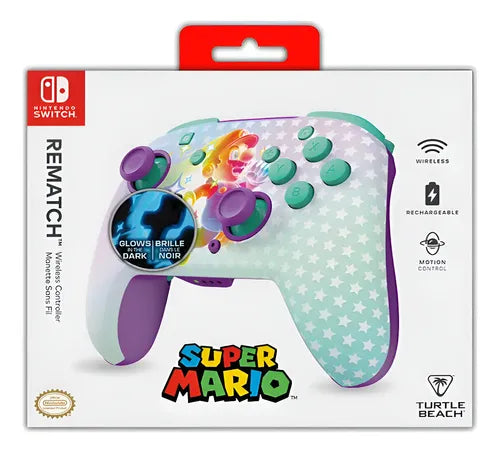 Control De Juego Inalámbrico Turtle Beach Rematch Mario Celeste