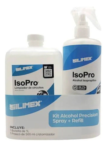 Kit Silimex Isopropilico Refil 1 Lt+alcohol Iso Mini-trigger