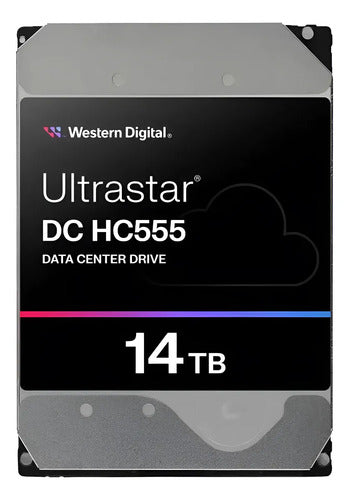 Disco Duro Interno Wd Ultrastar Hc555 3.5 , 14tb, Sata Iii Negro