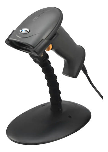 3nstar Sc100 Lector De Código De Barras Láser, 1d Base Y Usb Gris Usb/rs-232