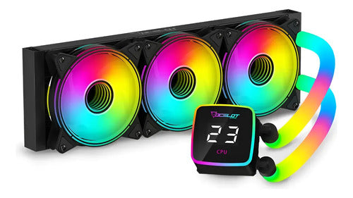 Disipador De Enfriamiento Líquido Ocelot Gaming 360mm Rgb
