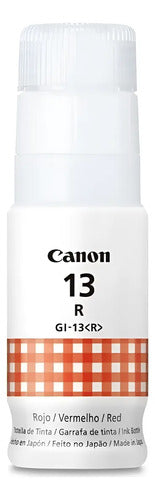 Tinta Canon Gi-13 Pixma G510/g610 Color Rojo