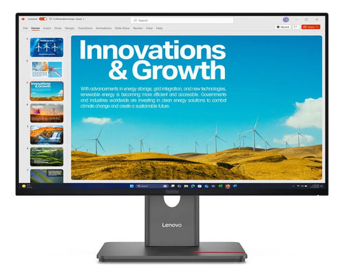 Monitor Lenovo Thinkvision P24qd-40 23.8 Qhd 120hz Usb-c Negro