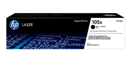 Tóner Hp 105a Negro, 1.000 Páginas W1105a Negro