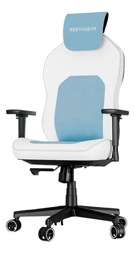 Vertagear Silla Gamer Vg-sl1800_bl, Hasta 150kg, Azul Celeste Tela