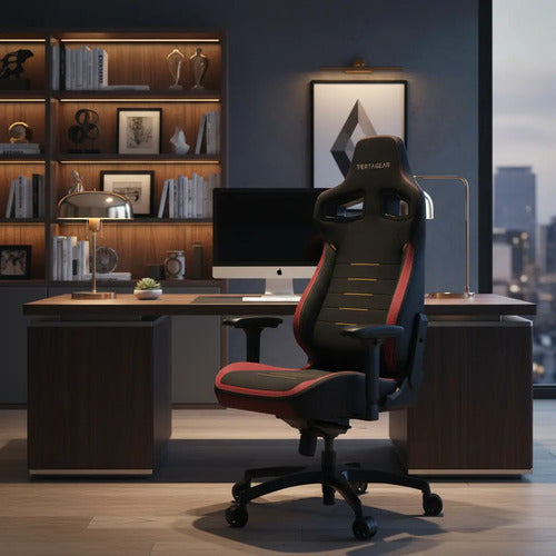 Silla Gamer Vertagear P-line Pl4800 Se Burgundy Red Negro