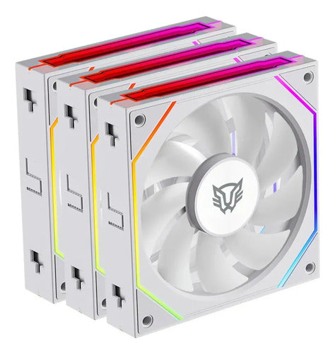 Ventilador Balam Rush Eolox Link Exl95 3x120mm 1800rpm Blanc Blanco