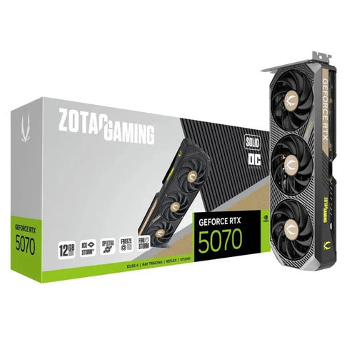 Placa De Video Geforce Rtx 5070 12gb Zotac Gaming Solid Oc