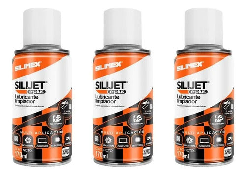 Silimex Silijet-e-plus Lubricante Dieléctrico Aerosol Pack 3