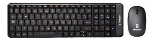 Kit Teclado Y Mouse Brobotix 6000618 Negro