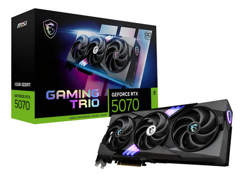 Msi Geforce Rtx 5070 12g Gaming Trio Oc 12 Gb Gddr7 192 Bits