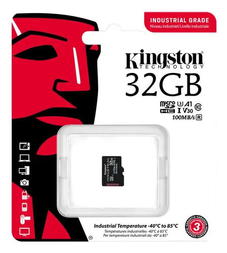 Memoria Flash Kingston Industrial, 32gb Microsdhc Uhs-i