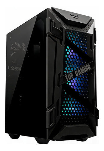 Gabinete Asus Tuf Gaming Gt301, Midi-tower 3 Ventiladores Negro
