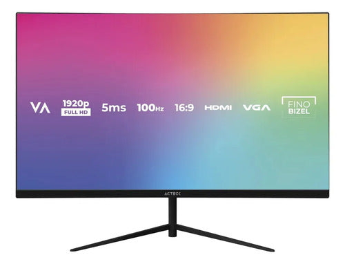 Monitor 27 Acteck Captive Vivid Ii Sp270 5ms 100hz Full Hd Negro