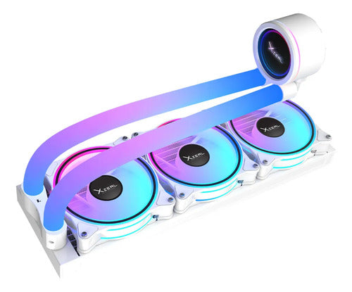 Xzeal Xzco414w Enfriamiento Líquido Para Cpu 3x120mm 1800rpm Blanco