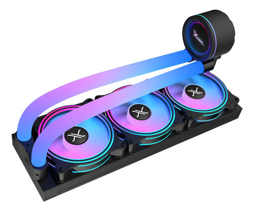 Xzeal Xzco414b Enfriamiento Líquido Cpu, 3x 120mm 1800rpm Negro