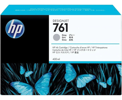 Cartucho De Tinta Hp Designjet 761 , Gris De 400 Ml