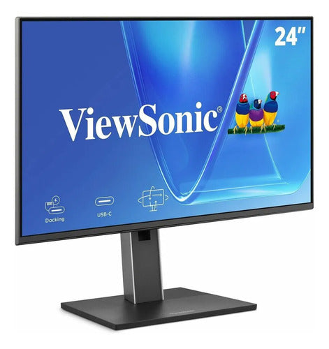 Monitor Viewsonic Vg2458 Led Ips 23.8 , Fhd, 100hz Negro Negro