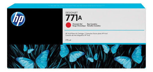 Cartucho De Tinta Hp Cartucho De Tinta De Color Rojo Cromático De 775 Ml