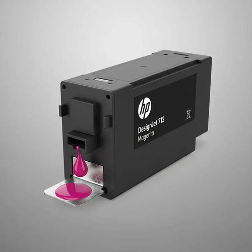 Cartucho De Tinta Hp 712 Color Magenta 3 Unidades