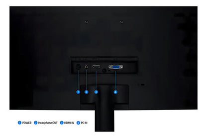 Monitor Samsung Essential S3 27 Curvo Fhd 100hz Hdmi Vga Ls27d390galxzx Negro