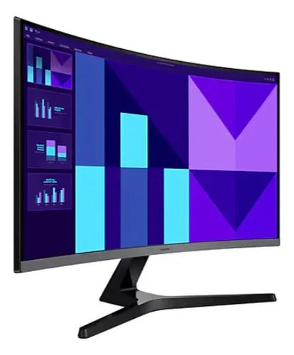 Monitor Samsung Essential S3 27 Curvo Fhd 100hz Hdmi Vga Ls27d390galxzx Negro
