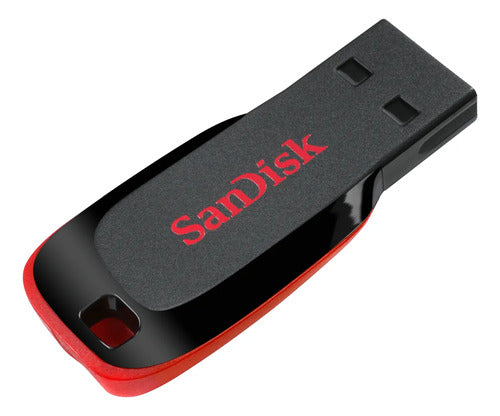 Memoria Usb Sandisk Cruzer Blade Cz50, 32gb, Usb-a 2.0 Negro Cruzer Blade 32gb