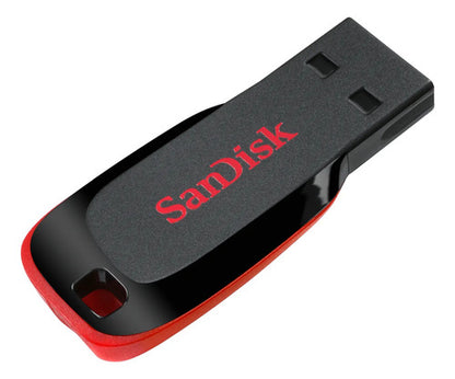 Memoria Usb Sandisk Cruzer Blade Cz50, 32gb, Usb-a 2.0 Negro Cruzer Blade 32gb