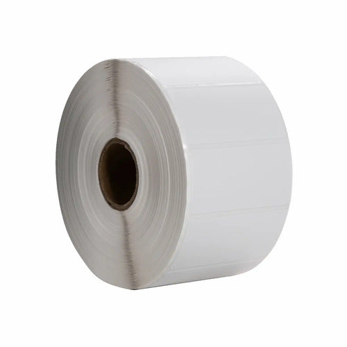 Evotec Rollo De Etiquetas Ev-3011c, 24 Rollos 2000 Etiquetas Blanco